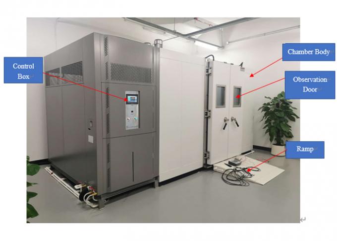 IEC 1251 Chambre à température et humidité constantes avec commande PLC pour l'essai des panneaux solaires 2