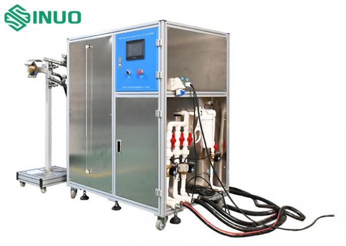 Système de test de bec de pulvérisation d'IEC60529-2013 IPX3/4/5/6 et de jet d'eau de bec de tuyau 1