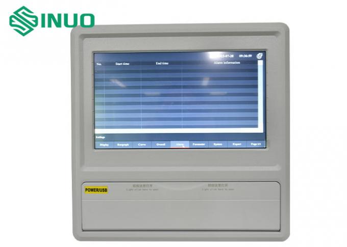 Écran d'affichage à cristaux liquides de canaux de l'enregistreur de données du CEI 60335-1 100 pour la mesure et l'enregistreur de la température 0