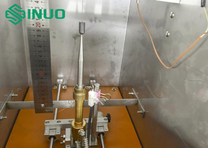 IEC60332-1-2 Chambre d'essai en acier inoxydable pour la combustion verticale de fils ou câbles isolés simples 3