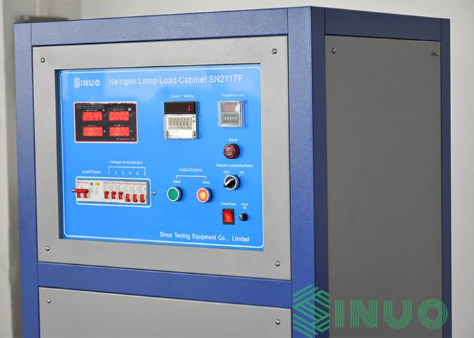 Le Cabinet de charge de lampe de tungstène du CEI 60884-2-5 pour les accessoires électriques examinent 0