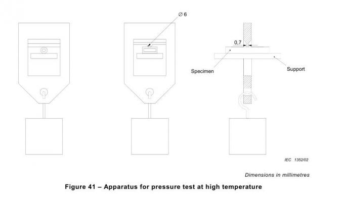 IEC 60884-1 Appareil pour l'essai sous pression à haute température pour l'essai de résistance à la chaleur 0