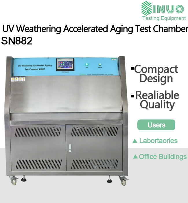 Chambre climatique de vieillissement accélérée UV d'essai concernant l'environnement de désagrégation d'ASTMD 4329 1