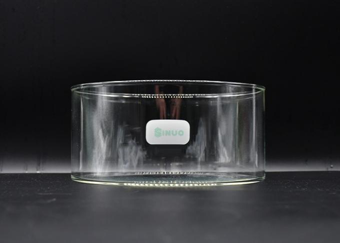 Navire cylindrique en verre de Borosilicate d'Oven Testing φ190mm de micro-onde du CEI 60335-2 1