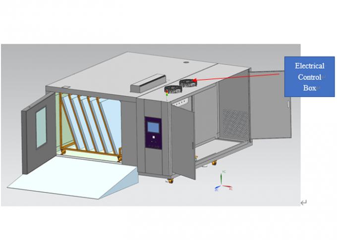 IEC 1251 Chambre à température et humidité constantes avec commande PLC pour l'essai des panneaux solaires 4