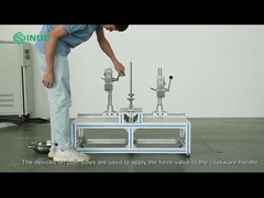 Équipement de test de recourbement de résistance de double Cookware de poignée d'en 12983-1 des BS