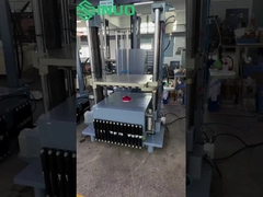 Système d'essai de choc mécanique de batterie : essais de choc en demi-sinusoïde, en dents de scie et en onde carrée