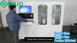 Machine d'essai de tenue à la pression pulsée de chauffe-eau électriques