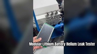 Détecteur de fuite de spectromètre de masse à hélium de batterie au lithium modulaire