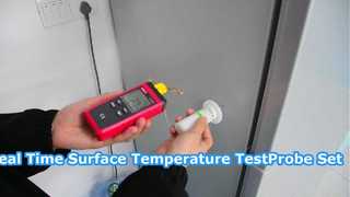 Visualisez la température de surface en temps réel ! | Démonstration de la sonde de température de surface CEI 60335-2-6